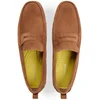 Image de Tommy Hilfiger - Heren Instappers Suede Mocassins - Bruin - Maat 44