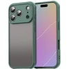 Image de Hoesje geschikt voor Apple iPhone 17 Pro - Phonesta AirFrost Semi-Transparante Back Cover - Mat Groen