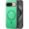 Image de Hoesje geschikt voor Google Pixel 10 / 10 Pro - Phonesta Retro Vegan Leather Back Cover - Geschikt voor MagSafe - Groen
