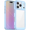 Image de Hoesje geschikt voor Apple iPhone 17 Pro - Phonesta Acrylic Hybrid Back Cover - Blauw