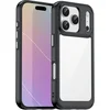 Image de Hoesje geschikt voor Apple iPhone 17 Pro - Phonesta Acrylic Hybrid Back Cover - Zwart
