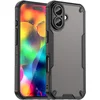 Image de Hoesje geschikt voor Apple iPhone 17 - Phonesta Shockproof Armor Semi-Transparante Back Cover - Zwart