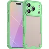 Image de Hoesje geschikt voor Apple iPhone 17 Pro - Phonesta Shockproof Armor Semi-Transparante Back Cover - Groen