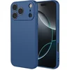 Image de Hoesje geschikt voor Apple iPhone 17 Pro - Phonesta Soft Silk Silicone Back Cover - Donkerblauw