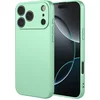 Image de Hoesje geschikt voor Apple iPhone 17 Pro - Phonesta Soft Silk Silicone Back Cover - Matcha Green