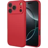Image de Hoesje geschikt voor Apple iPhone 17 Pro - Phonesta Soft Silk Silicone Back Cover - Rood