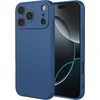 Image de Hoesje geschikt voor Apple iPhone 17 Pro Max - Phonesta Soft Silk Silicone Back Cover - Donkerblauw