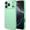 Image de Hoesje geschikt voor Apple iPhone 17 Pro Max - Phonesta Soft Silk Silicone Back Cover - Matcha Green