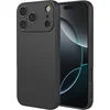 Image de Hoesje geschikt voor Apple iPhone 17 Pro Max - Phonesta Soft Silk Silicone Back Cover - Zwart