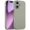 Image de Accezz Hoesje - Geschikt voor iPhone 17 - geschikt voor MagSafe Leather Backcover - Light Grey