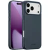 Image de Accezz Hoesje - Geschikt voor iPhone 17 Pro Max - geschikt voor MagSafe Leather Backcover - Nightfall Blue