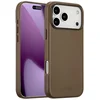 Image de Accezz Hoesje - Geschikt voor iPhone 17 Pro Max - geschikt voor MagSafe Leather Backcover - Coffee Brown