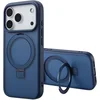 Image de Accezz Hoesje - Geschikt voor Apple iPhone 17 Pro Max - Ring Stand Backcover geschikt voor MagSafe - Blauw