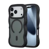 Image de Selencia Wavy Case - Golvend Hoesje geschikt voor Apple iPhone 17 Pro - Zwart