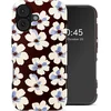 Image de Selencia Hoesje - Geschikt voor Apple iPhone 17 - Backcover geschikt voor MagSafe - Choco Flower Pop