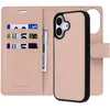 Image de Casemania Hoesje Geschikt voor Apple iPhone 17 - Pale Pink - 2 in 1 Afneembare Bookcase van Lederlook met Fijne Nerf - Geschikt voor MagSafe - Portemonnee Telefoonhoesje met Pasjeshouder en Standaardfunctie