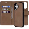 Image de Casemania Hoesje Geschikt voor Apple iPhone 17 - Mocha Brown - 2 in 1 Afneembare Bookcase van Lederlook met Fijne Nerf - Geschikt voor MagSafe - Portemonnee Telefoonhoesje met Pasjeshouder en Standaardfunctie