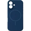 Image de Casemania Hoesje Geschikt voor Apple iPhone 17 - Donker Blauw - Zachte Liquid Siliconen Magnetisch Back Cover Case - Geschikt voor MagSafe - Telefoonhoesje met Camera Bescherming