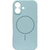 Image de Casemania Hoesje Geschikt voor Apple iPhone 17 - Licht Blauw - Zachte Liquid Siliconen Magnetisch Back Cover Case - Geschikt voor MagSafe - Telefoonhoesje met Camera Bescherming