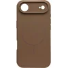 Image de Casemania Hoesje Geschikt voor Apple iPhone 17 Air - Bruin - Zachte Liquid Siliconen Magnetisch Back Cover Case - Geschikt voor MagSafe - Telefoonhoesje met Camera Bescherming