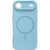 Image de Casemania Hoesje Geschikt voor Apple iPhone 17 Air - Licht Blauw - Zachte Liquid Siliconen Magnetisch Back Cover Case - Geschikt voor MagSafe - Telefoonhoesje met Camera Bescherming