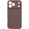 Image de Casemania Hoesje Geschikt voor Apple iPhone 17 Pro Max - Bruin - Zachte Liquid Siliconen Magnetisch Back Cover Case - Geschikt voor MagSafe - Telefoonhoesje met Camera Bescherming