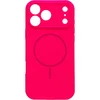 Image de Casemania Hoesje Geschikt voor Apple iPhone 17 Pro Max - Neon Roze - Zachte Liquid Siliconen Magnetisch Back Cover Case - Geschikt voor MagSafe - Telefoonhoesje met Camera Bescherming