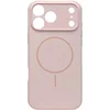 Image de Casemania Hoesje Geschikt voor Apple iPhone 17 Pro Max - Roze - Zachte Liquid Siliconen Magnetisch Back Cover Case - Geschikt voor MagSafe - Telefoonhoesje met Camera Bescherming