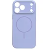 Image de Casemania Hoesje Geschikt voor Apple iPhone 17 Pro Max - Paars - Zachte Liquid Siliconen Magnetisch Back Cover Case - Geschikt voor MagSafe - Telefoonhoesje met Camera Bescherming