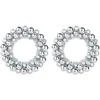 Image de vidaXL - Kerstbal - Kransen - 2 - pcs - Zilver - 33 - x - 33 - x - 7 - cm - Polystyreen