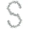 Image de vidaXL - Kerstbal - Guirlande - Wit - en - Zilver - 186 - cm - Polystyreen