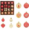 Image de vidaXL - Kerstbal - Set - 40 - pcs - Goud - en - rood - Kunststof
