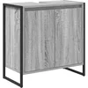 Image de vidaXL - Badkamerkast - Grijs - Sonoma - 60 - x - 30 - x - 60 - cm - Bewerkt - hout