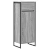 Image de vidaXL - Badkamerkast - Grijs - Sonoma - 40 - x - 30 - x - 100 - cm - Bewerkt - hout
