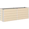 Image de vidaXL - Plantenbak - Ivoor - 195 - x - 50 - x - 75 - cm - Gegevens - staal