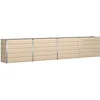 Image de vidaXL - Plantenbak - Ivoor - 385 - x - 50 - x - 75 - cm - Gegevens - staal