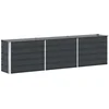 Image de vidaXL - Plantenbak - Antraciet - 290 - x - 50 - x - 75 - cm - Gegevens - staal