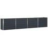 Image de vidaXL - Plantenbak - Antraciet - 385 - x - 50 - x - 75 - cm - Gegevens - staal