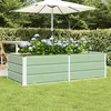 Image de vidaXL - Plantenbak - Groen - 160 - x - 80 - x - 45 - cm - Staal