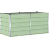Image de vidaXL - Plantenbak - Groen - 160 - x - 80 - x - 75 - cm - Staal
