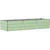 Image de vidaXL - Plantenbak - Groen - 240 - x - 80 - x - 45 - cm - Staal