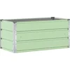 Image de vidaXL - Plantenbak - Pastelgroen - 100 - x - 50 - x - 45 - cm - Gegevens - staal