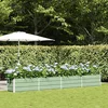 Image de vidaXL - Plantenbak - Pastelgroen - 385 - x - 50 - x - 45 - cm - Gegevens - staal