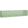 Image de vidaXL - Plantenbak - Pastelgroen - 385 - x - 50 - x - 77 - cm - Gegevens - staal