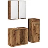 Image de vidaXL - Badkamermeubel - Set - met - lade - 3 - pcs - Oudhout - Bewerkt - hout