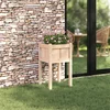 Image de vidaXL - Tuin - Plantpot - Natuur - 40 - x - 40 - x - 70 - cm - Massief - grenenhout