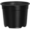 Image de vidaXL - Ronde - Bloempot - 50 - st - Zwart - Ø - 10 - x - 8 - cm - Kunststof