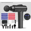 Image de GELLDG Elektrisch massagepistool - 6 massagekoppen - Draagbare diepweefselmassager - 2000 mAh batterij - Met LED-display en touchscreen - Geschikt voor het verlichten van rug- en schouderpijn - Zwart