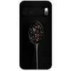Image de Telefoonhoesje Geschikt voor Google Pixel 10 hoesje - Koffiebonen - Lepel - Zwart - Siliconen Telefoonhoesje Telefoonhoesje