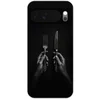Image de Telefoonhoesje Geschikt voor Google Pixel 10 hoesje - Bestek - Zwart - Wit - Siliconen Telefoonhoesje Telefoonhoesje